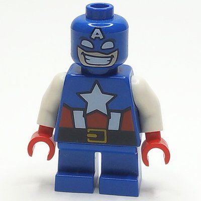 Minifigure Captain America with Short Legs del set 76065