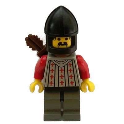 Minifigure Archer (Fright Knights) del set 6097