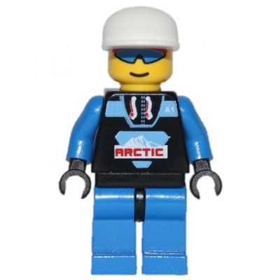 Figurine Arctic Crew, Black, White Cap du set 6575
