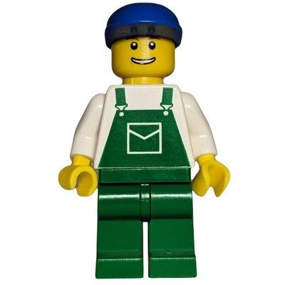 Figurine White Torso, Green Overall, Green Cap du set 5573