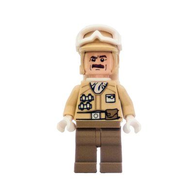 Minifigur Rebel Trooper in Hoth Uniform, Tan Hat, Moustache aus Set 9509