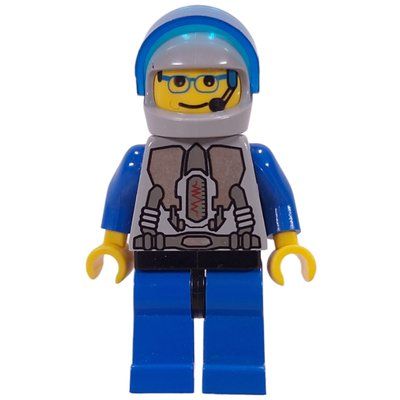 Minifigure Spaceman, Assistant (2447 Visor) from set 1195