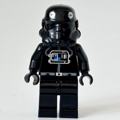 Figurine TIE Pilot, Plain Legs, Plain Black Head (30408 Helmet) du set 6206