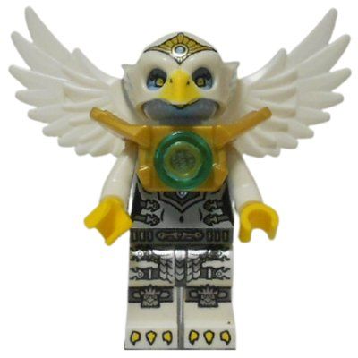 Minifigure Eris in Silver Outfit with Pearl Gold Shoulder Armor del set 70133