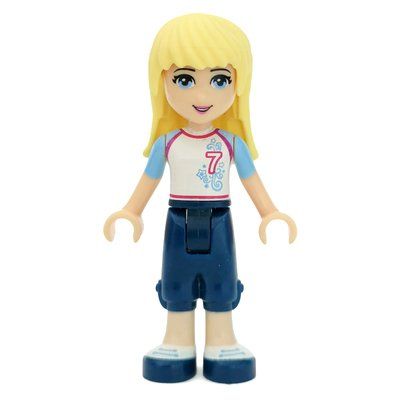 Minifigurka Stephanie - White Jersey, Dark Blue Trousers z zestawu 41011