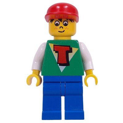 Minifigur Timmy - Blue Legs, Red Cap aus Set 9287