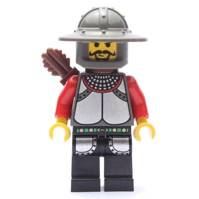 Minifigura Archer (Knights Kingdom I) - Plate on Legs del set 4816