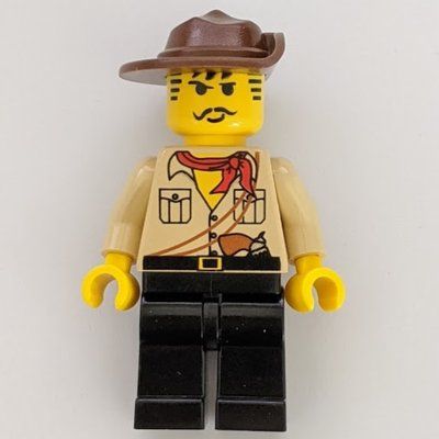 Minifigur Johnny Thunder (Desert) aus Set 5978