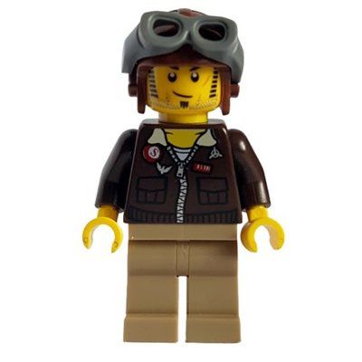 Minifigurka Jake Raines in Hat with Goggles z zestawu 7307
