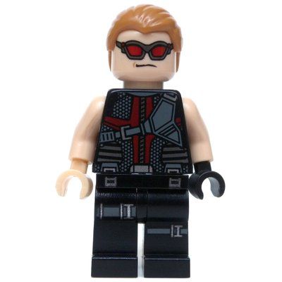 Minifigur Hawkeye with Red Glasses aus Set 6868