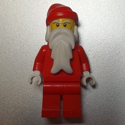 Figurine Santa, Plain Red, White Hands, White Eyebrows du set 3300002
