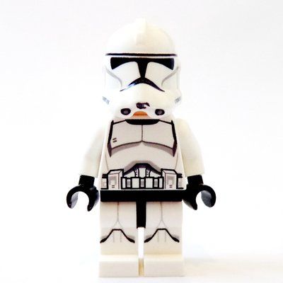 Figurine Clone Trooper, Phase II Armor, Angry, Printed Legs (11217 Helmet) du set 75028