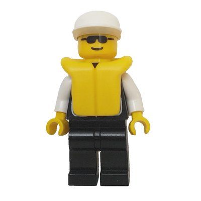 Minifigur Policeman with Life Jacket aus Set 4012