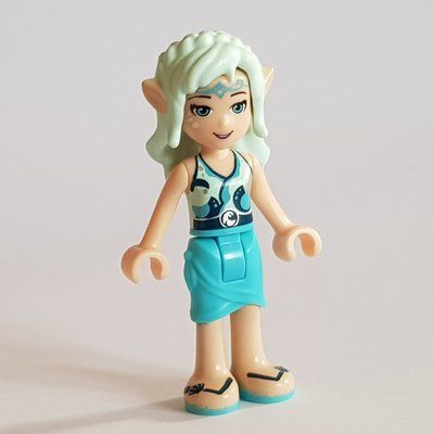Minifigure Naida Riverheart with Flower in Hair del set 41072