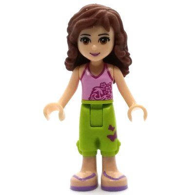 Figurine Olivia - Bright Pink Top, Lime Trousers du set 41010