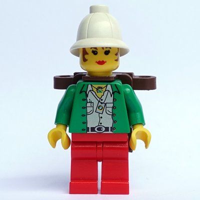 Minifigura Miss Gail Storm with Backpack del set 5905
