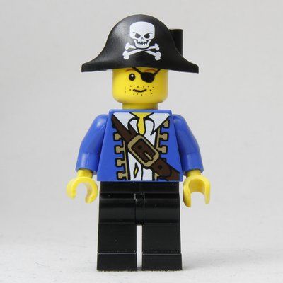 Figurine Pirate - Blue Jacket, Black Legs, Black Bicorne du set 6192