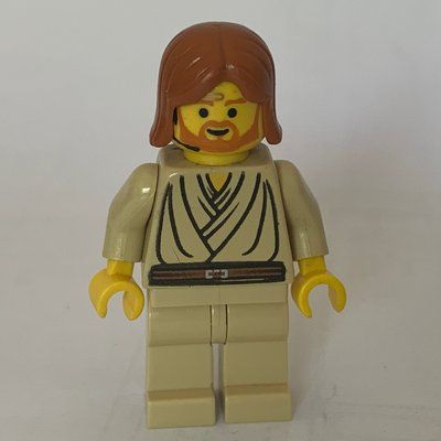 Figurine Obi-Wan Kenobi, Yellow Skin, Headset du set 7143