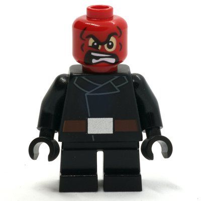 Minifigure Red Skull with Short Legs del set 76065