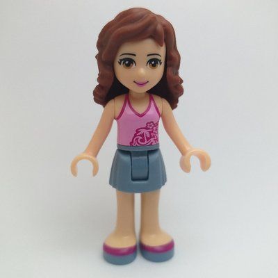 Figurine Olivia - Bright Pink Top, Sand Blue Skirt du set 41030