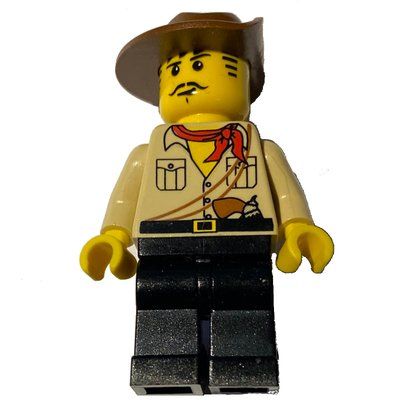 Figurine Johnny Thunder (Desert) with Chin Scar du set 7420