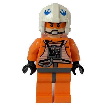 Minifigure Rebel Pilot X-wing from set 9677