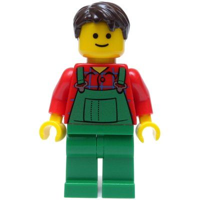 Figurine Farmer in Green Overalls du set 40140