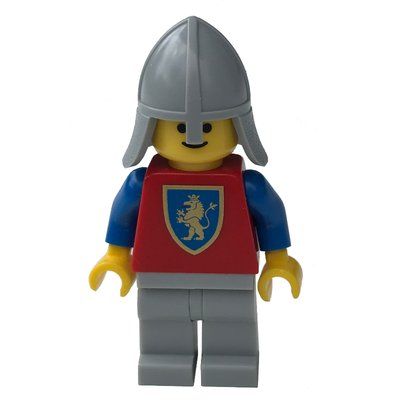 Minifigurka Knight (Crusader Lion) - Light Bluish Gray Legs, Neck-Protector z zestawu 5004419