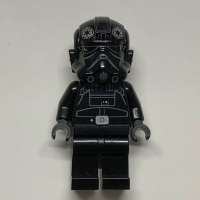 Minifigure TIE Pilot, Plain Legs, Printed Light Nougat Head (Rebels) from set 75128