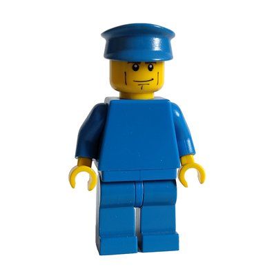 Minifigur Blue Torso, Blue Legs, Blue Hat aus Set 40146