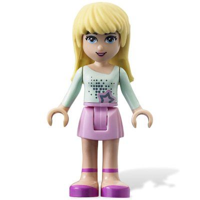 Figurine Stephanie - Light Aqua Top, Bright Pink Skirt du set 3935