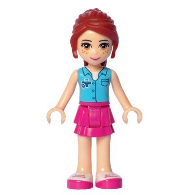 Figurine Mia - Medium Azure Shirt, Magenta Skirt, Veterinarian du set 41085