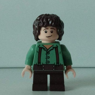 Minifigure Frodo Baggins - Sand Green Torso from set 9469