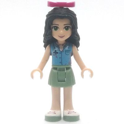 Figurine Emma - Medium Azure Vest, Sand Green Skirt du set 41086