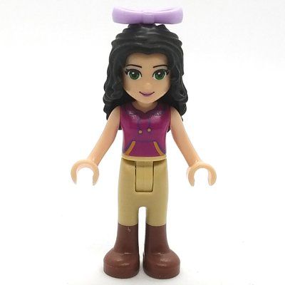 Minifigur Emma - Magenta Top, Tan Trousers, Lavender Bow aus Set 41123