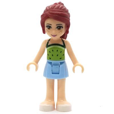 Figurine Mia - Lime Top, Bright Light Blue Skirt du set 41127