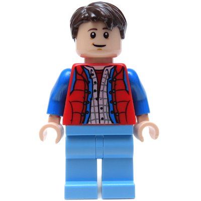 Figurine Marty McFly, Plain Legs du set 21103