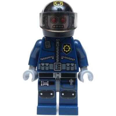 Figurine Robot Police with Helmet du set 70807