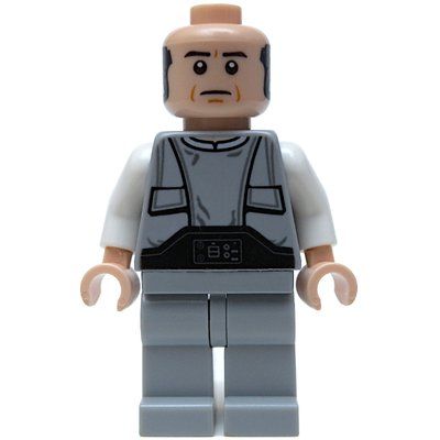 Minifigura Lobot, Black Eyebrows del set 9678