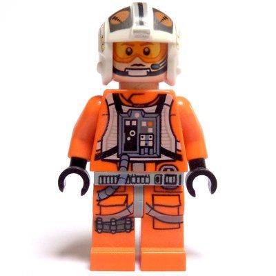 Minifigure Theron Nett / Rebel Pilot X-wing from set 75032