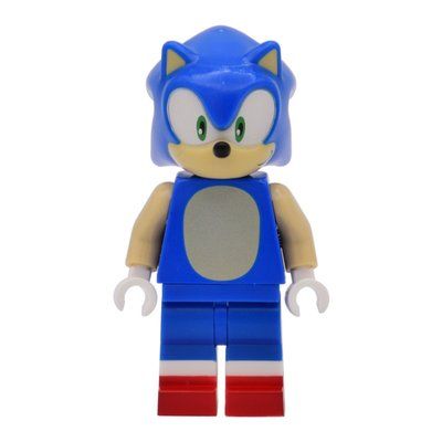 Minifigure Sonic the Hedgehog, Tan Face, Green Eyes del set 71244