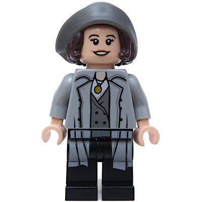 Figurine Tina Goldstein, Long Light Bluish Gray Coat (Dimensions) du set 71257
