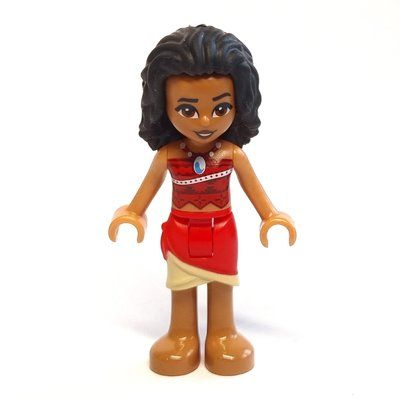 Minifigura Moana - Red Skirt del set 41149