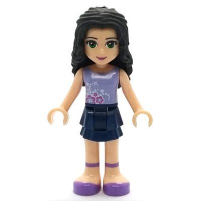 Minifigur Emma - Lavender Top, Dark Blue Skirt aus Set 41305