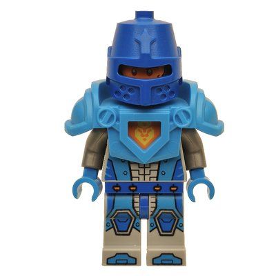 Minifiguur Nexo Knight Soldier with Dark Azure Armor, Dark Azure Hands uit set 30376