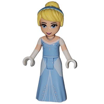 Figurine Cinderella - Bright Light Blue Dress, White Gloves du set 30551