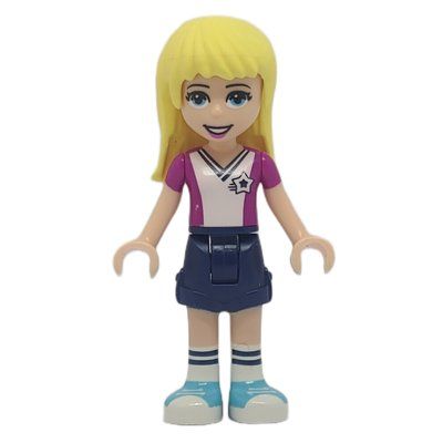Figurine Stephanie - White/Magenta Jersey, Dark Blue Skirt du set 41330