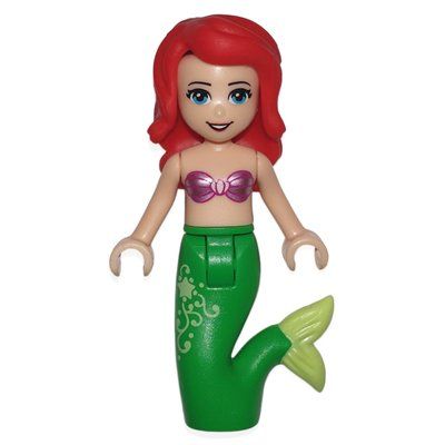 Figurine Ariel - Mermaid Form, Pink Top du set 41145
