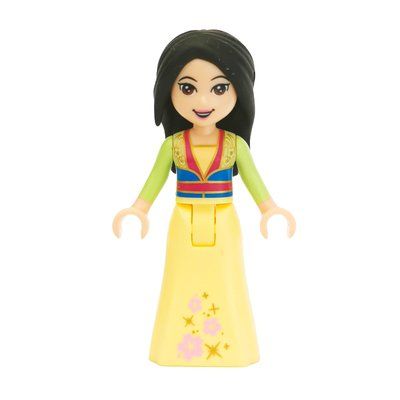 Minifigura Mulan - Bright Light Yellow Dress del set 41151