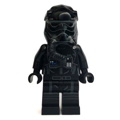 Minifigur TIE Pilot, First Order, Three White Lines on Helmet aus Set 75194